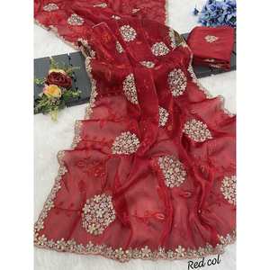 ผ้าไหมพิมพ์ลายสีแดง - Product Image 1