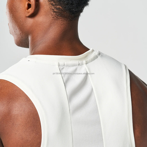 Débardeur de sport en coton décontracté de haute qualité, étiquette privée, débardeur d'entraînement XL respirant, lavé, personnalisé, entraînement physique, service OEM - Product Image 5