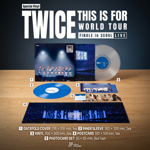 Artículos 100% auténticos garantizados. ](TWICE) - [ESTO ES PARA] EL FINAL DE LA GIRA MUNDIAL en SEOUL - EN DIRECTO (Versión especial LP) k-pop - Product Image 4