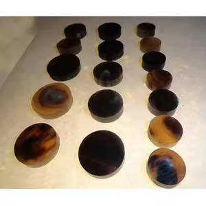 Botones Redondos de Cuerno de Vaca Personalizados de Alta Calidad Directo de India, Botones de Cuerno de Búfalo Natural Hechos a Mano, Pulidos, Estilo Europeo - Product Image 2