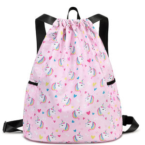 SILKZONE INDUSTRY Bolsas con Cordón Sublimadas, Mochila Deportiva de Mezclilla Personalizada, Bolsa Deportiva Impermeable con Cordón y Logotipo Promocional - Product Image 5