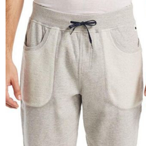 Shorts de sport pour hommes personnalisés de haute qualité, 100% coton, style Bermuda avec fermeture éclair décorative, respirants, avec cordon de serrage pour les loisirs et les sports - Product Image 6