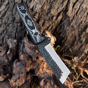 Couteau Tanto en Acier 1095 Nordic Forge avec Étui, Manche en Bois Pakka, Couteau de Camping à Lame Pleine, Qualité Industrielle, Personnalisable OEM - Product Image 3