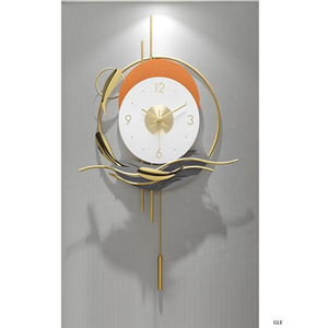 Modern Metal <b>Wall</b> <b>Clock</b> Luxury Decorative Round Hanging Timepiece for <b>Wall</b> Decoration - Product Image 3