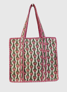 Sac fourre-tout bohème en toile brodée avec motif floral, sac de shopping pour femme, fermeture ouverte, idéal pour l'été - Product Image 3