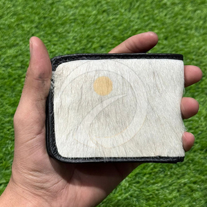 Luxury Handmade Cowhide Fur <b>Wallet</b> Mens Slim Pocket Card <b>Holder</b> With Premium Natural Hair Exterior - Product Image 2