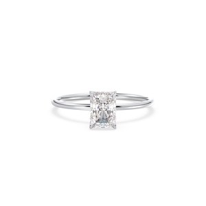 แหวนเพชรทรงวงรีฝังเพชรแบบซ่อน REYES Original Design ทองคำแท้ 14K เพชร HPHT CVD ผลิตในห้องปฏิบัติการ ของขวัญแต่งงานสุดหรู เครื่องประดับชั้นดีสำหรับผู้หญิง - Product Image 2