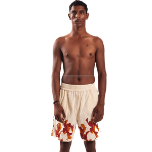 Pantalones Cortos Casuales de Verano 2025 para Hombre, Ligeros, 100% Algodón, Impermeables, Transpirables, Ecológicos, de Secado Rápido, con Cierre de Cordón, Corte Regular - Product Image 2