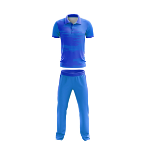 Uniforme de cricket solide, élégant et respirant pour un confort optimal, uniforme de cricket personnalisé en gros, logos d'équipe - Product Image 3