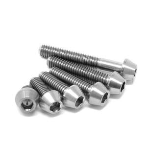 Tornillos Allen de titanio M3 M4 M5 x 25mm M6 M8 para manillar de bicicleta, tornillos de cabeza hexagonal para elevación de manillar de bicicleta - Product Image 1