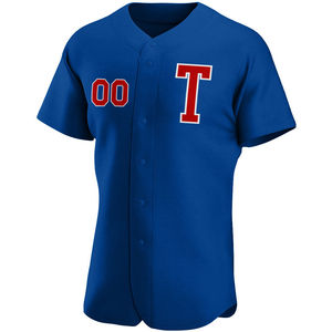 Camiseta de Béisbol Personalizada para Hombre, Negra con Detalles Verdes, Nombre del Equipo 00, Impresión Serigrafiada, Transpirable, de Poliéster, Manga Corta, Cierre de Botones - Product Image 2