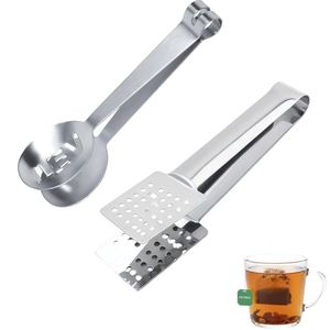 Pince de cuisine multifonctionnelle plaquée or, ergonomique, à fentes, en acier inoxydable, pour barbecue, steak et pain - Product Image 2