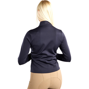 Chaqueta de equitación para mujer, corte ajustado, con cremallera, abrigo para jinete, transpirable, elástica, ropa deportiva para exteriores - Product Image 4