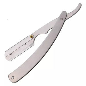 Navaja de Afeitar Profesional de Acero Inoxidable con Mango de Acero, Colores Personalizados, OEM - Product Image 3