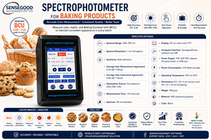 Spectrophotomètre universel Sensegood pour produits de boulangerie, mesure de la couleur BCU, analyseur de contrôle de la qualité alimentaire, garantie 1 an - Product Image 3