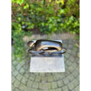 Escultura Decorativa de Ciclista en Bronce, Adorno de Mesa para Sala de Estar, Artículos de Regalo - Product Image 3