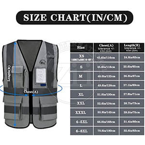 Chaleco de Seguridad Reflectante de Alta Visibilidad, Ajustado, Nuevo, ANSI Clase 1, Impermeable, Transpirable, Cómodo, de Malla de Poliéster, Marca Privada - Product Image 5