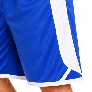 Shorts de basketball pour hommes en mesh respirant, légers, pour l'entraînement sportif, la course à pied, avec taille élastique, été, unis, logo personnalisé - Product Image 5
