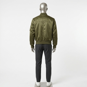 Chaqueta bomber acolchada verde oliva para hombre, ropa de calle, chaquetas de invierno al por mayor, chaqueta informal para hombre - Product Image 3