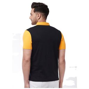 Polo de secado rápido de poliéster para hombre de manga corta informal liso de alta calidad con logotipo personalizado al por mayor - Product Image 4
