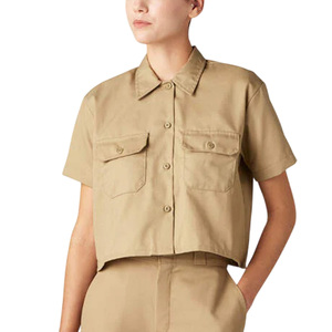 Camisas de Uniforme Industrial para Mujer, Bordado Personalizado, Fabricante de Ropa de Trabajo Profesional, Exportación OEM de Pakistán, Suministro Global - Product Image 1