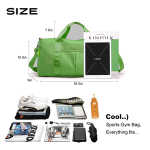 Bolsa de deporte tipo Duffle, elegante mochila de lona para viaje, nueva bolsa de gimnasio con logotipo personalizado, de gran capacidad, para viajes y senderismo. - Product Image 2