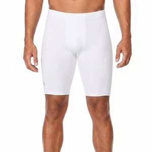 <b>Athletic</b> Compression Shorts Mens Gym Workout Tights Pocket Performance Base Layer Shorts Breathable Run Fitness Sport Shorts - Product Image 1