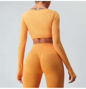 Soutien-gorge de sport personnalisé avec logo pour femme, haut de yoga asymétrique, vêtement de sport compressif pour la gym et le fitness - Product Image 4