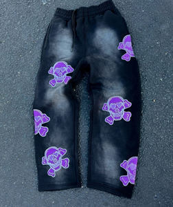 ชุดเซ็ตเสื้อแจ็คเก็ตและกางเกงวอร์มผ้าทอแบบสั่งทำพิเศษสำหรับฤดูหนาว สไตล์ฮิปฮอป สำหรับผู้ชาย - Product Image 3