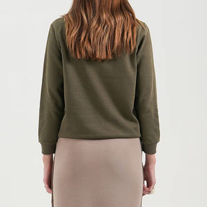 เสื้อสเวตเชิ้ตแขนยาวพิมพ์ลายลำลอง เสื้อคลุมผู้หญิงทรงโอเวอร์ไซส์ เสื้อกีฬาคุณภาพสูง เสื้อสเวตเชิ้ตผ้าฝ้ายสำหรับผู้หญิง - Product Image 6