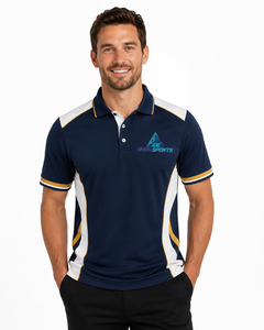 เสื้อโปโลผู้ชายแบบกำหนดเอง ระบายอากาศได้ดี แห้งเร็ว เสื้อโปโลสำหรับกีฬา ปักลายตามสั่ง รับผลิตเสื้อโปโลทีมกอล์ฟ ปักลาย ขนาดสั้น - Product Image 1