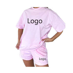 Camiseta corta de malla transpirable ecológica para mujer, ropa de verano 100% algodón con logo estampado en relieve - Product Image 3