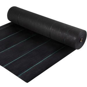 Telo Pacciamante Nero Resistente 1,2 m x 91,4 m (4ft x 300ft) per Giardino, Tessuto per Paesaggistica 5.8oz, Barriera Anti-Erba, Tappeto Protettivo per Controllo Erbacce - Product Image 1