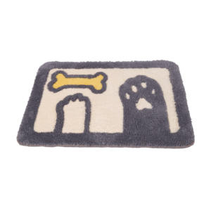 Cute <b>Panda</b> Face <b>Rug</b> Hand Tufted Anti Slip Mat for Children Home Use 100% Acrylic Made By Triotake Industry - Product Image 3