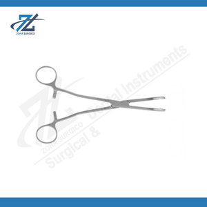 Pinza Ballantine de Acero Inoxidable, Pinza Quirúrgica Heaney Ballantine para Ginecología, Histerectomía y Sujeción de Tejidos - Product Image 3