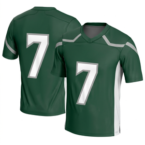 Maillots de football des États-Unis imprimés – 0 Gibbs, 97 Hutchinson, 16 Jared Goff, 14 St Brown, 20 Sanders, 58 Sewell, 5 Montgomery – Respirants pour hommes - Product Image 1