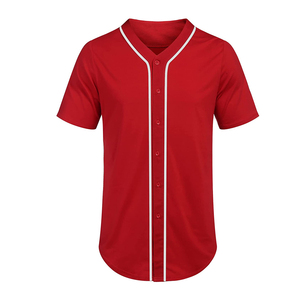 Conjunto de Uniforme de Béisbol Rojo para Hombre, 100% Poliéster Transpirable, Jersey y Pantalones para Equipo Adulto, Ribete Blanco, Impresión Personalizada, Fusión sin Costuras - Product Image 4