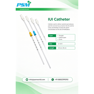 สายสวนปัสสาวะแบบตรง PSM Manual IUI สำหรับใช้ในโรงพยาบาล - Product Image 4