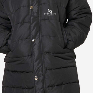 <b>Ladies</b> <b>Corduroy</b> Quilted Winter Thick Padding Hooded Fashion Outdoor Windproof Solid Color Lightweight New High Quality Logo - Product Image 5