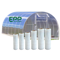 Film PE anti-condensation et diffuseur pour serre agricole multi-travées, transparent, anti-UV, 200 microns, du Vietnam, à prix compétitif