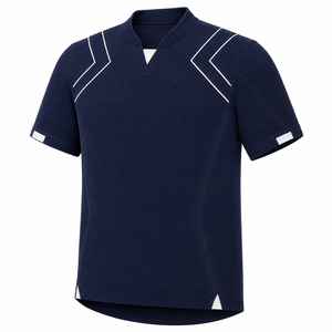 Camiseta de algodón de cuello redondo de dos tonos, personalizada, de peso pesado, para hombre, manga corta, estilo casual urbano, corte y confección, proveedor mayorista - Product Image 3