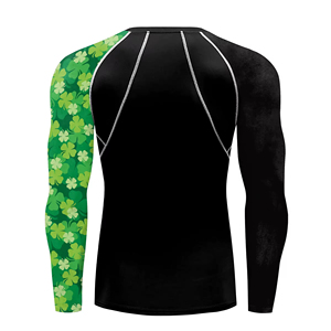 Rash Vest <b>Surf</b> Shirt Rush Guard Sun Protection Clothing Men's Compression Shirts Rash guard Men Rash Guards - Product Image 4