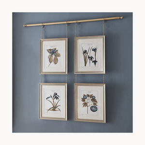 Cadre photo suspendu en métal élégant de qualité supérieure, nouveau design, personnalisé, respectueux de l'environnement, imprimé en sérigraphie, décoration pour la maison et le bureau - Product Image 1