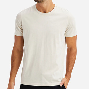 <b>White</b> T-Shirt High Quality 100% Cotton Custom T Shirt Short Sleeve Crew Neck <b>Tee</b> Shirt for Men's Men Microfiber T-shirts - Product Image 3