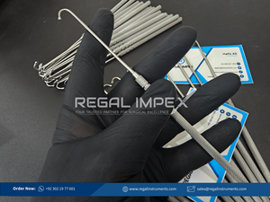 Regal Impex RI-VT-13541 Gancho de Ovariectomía para Eliminación de Ovarios de Animales, Gancho Veterinario para Ovariectomía en Perros y Gatos - Product Image 2