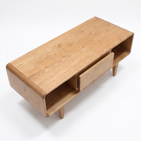 Meuble TV scandinave en teck massif de qualité supérieure, écologique et durable, avec tiroirs de rangement, pour salon et appartement