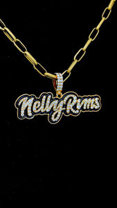 Nelly rvms PASS Diamond Tester 2 "Enamel painting VVS Moissanite Diamond iced OUT 925จี้เงินแร็ปเปอร์สั่งทำ - Product Image 6