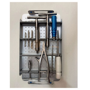 Juego de Destornilladores y Extractores Quirúrgicos Ortopédicos Manuales de Acero Inoxidable, Kit de Instrumentos Reutilizables para la Extracción de Tornillos Óseos - Product Image 2