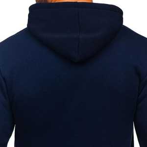 Sudadera con Capucha para Hombre, de Felpa, Lisa, Corte Regular, Informal, Tejida, 100% Algodón, para Invierno - Product Image 6
