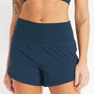 Shorts de sport pour femmes avec logo personnalisé, taille haute, pour yoga, fitness, entraînement, gym - Product Image 1
